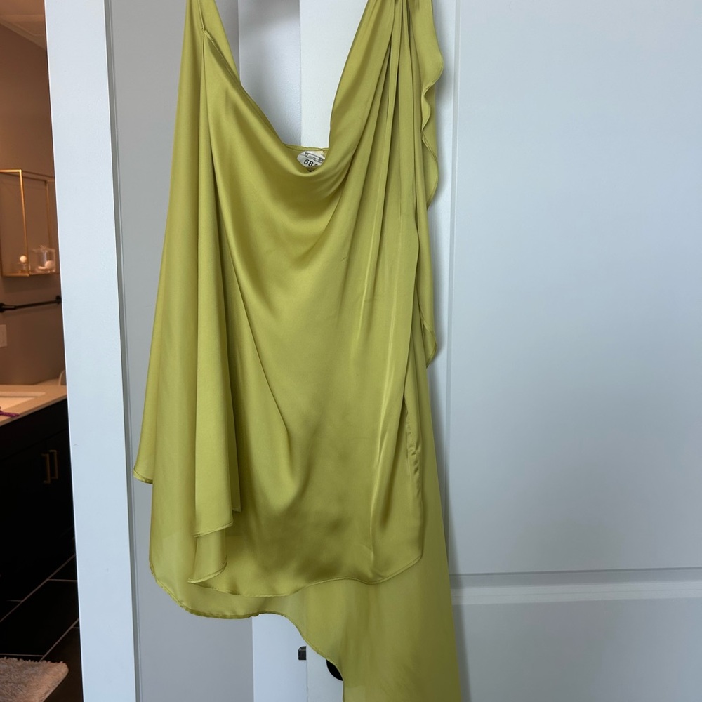 Baobab Collection Asymmetrical Lime Dress